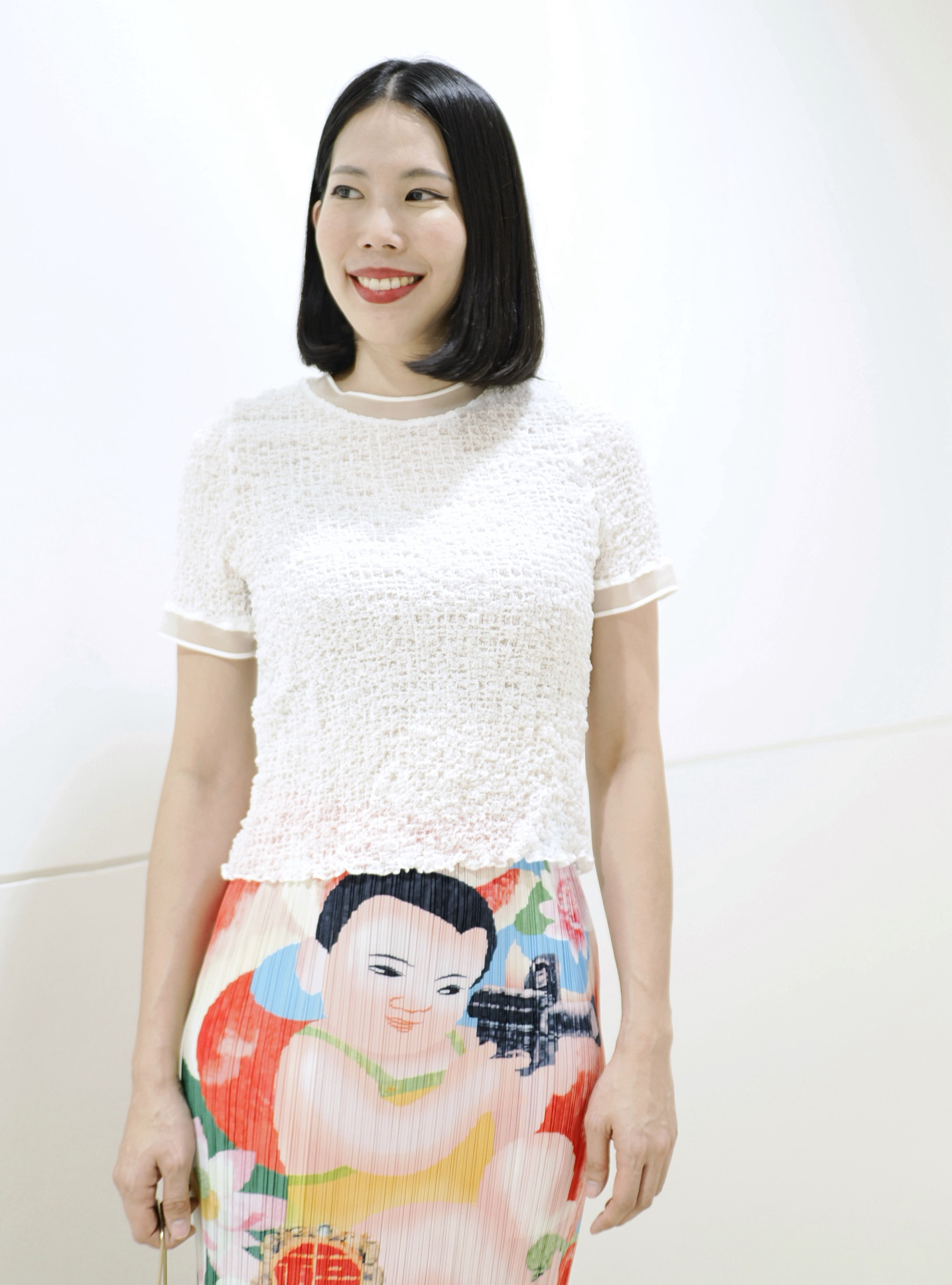 ปรับราคาลง20%!! 2MUAY รุ่น GJO1448 เสื้อพลีทคุณภาพ SMOCK PLEATED TOP 6 สี FREE SIZE