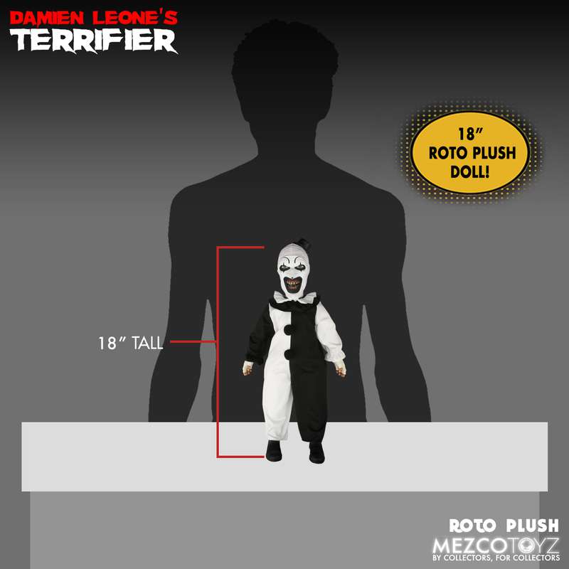 [สั่งจอง] Mezco Toyz MDS ROTO PLUSH : Terrifier - Art the Clown