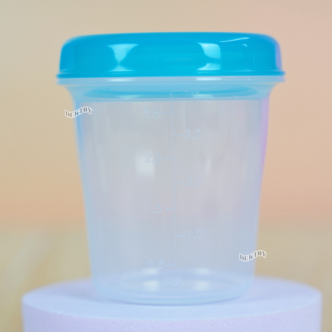 NANNY แนนนี่ ถ้วยเก็บอาหารฝาปิด 2 ถ้วย ขนาด5ออนซ์ S2-N477