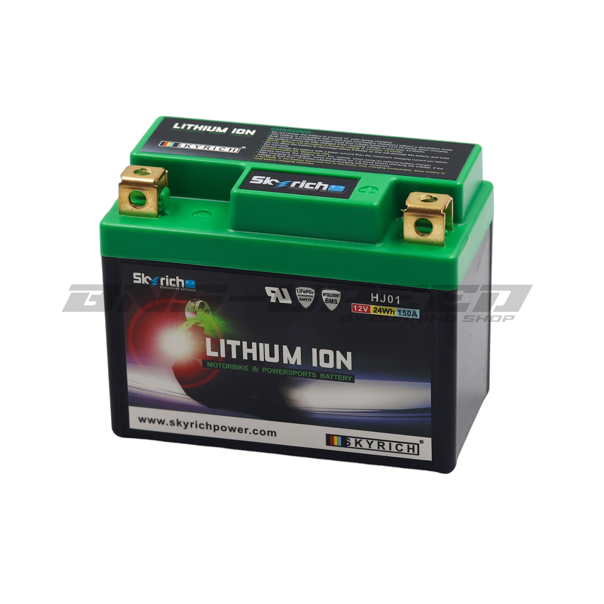 แบตเตอรี่ Skyrich Lithium Ion HJ01 สำหรับ KX250 2021-2025, KX250X 2021-2025