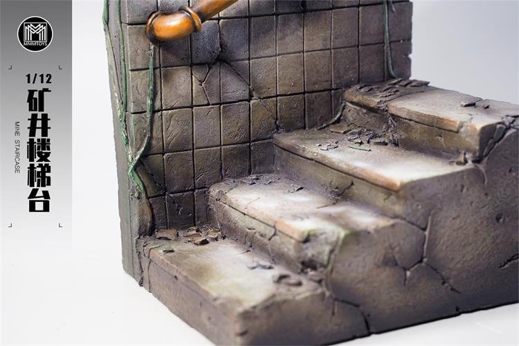 [สั่งจอง]mmmtoys M2206 1/12 : Mine Staircase