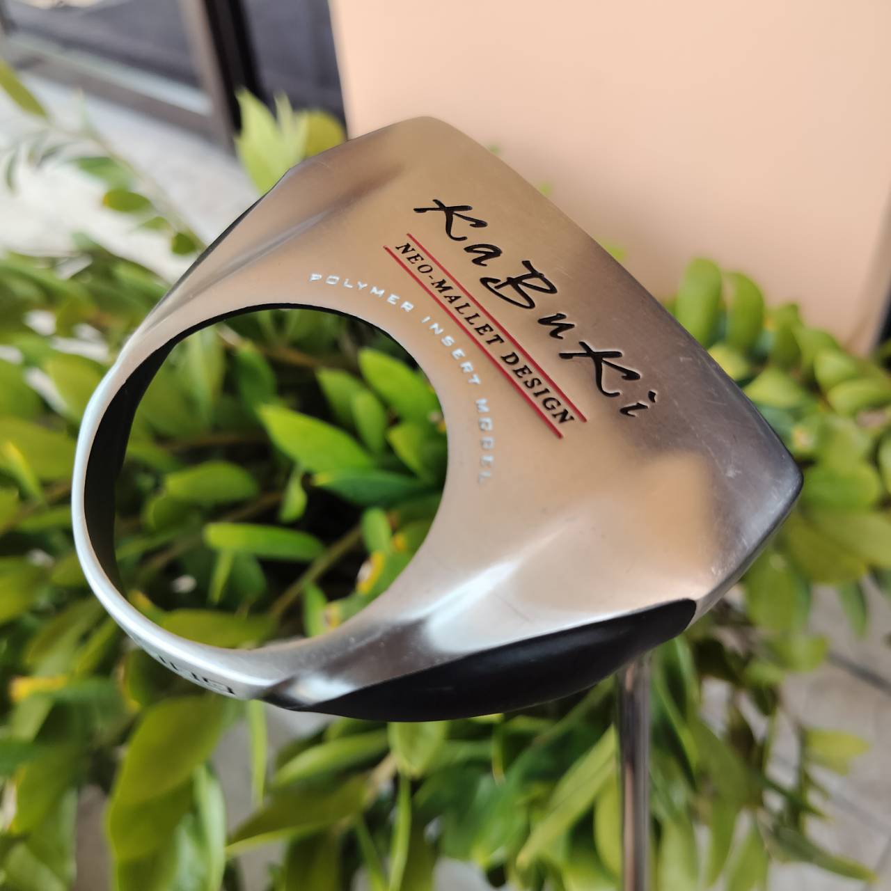 PUTTER Ka Bu Ki ทรงมอลเล็ต หน้า POLYMER INSERT ยาว 34 สภาพสวยมาก ออกแบบให้ชดเชยสูง พัตต์นิ่ง และตรงอย่างมาก ไม้กอล์ฟพรีเมี่ยมมือสอง ของแท้ By NakaraLuxurious