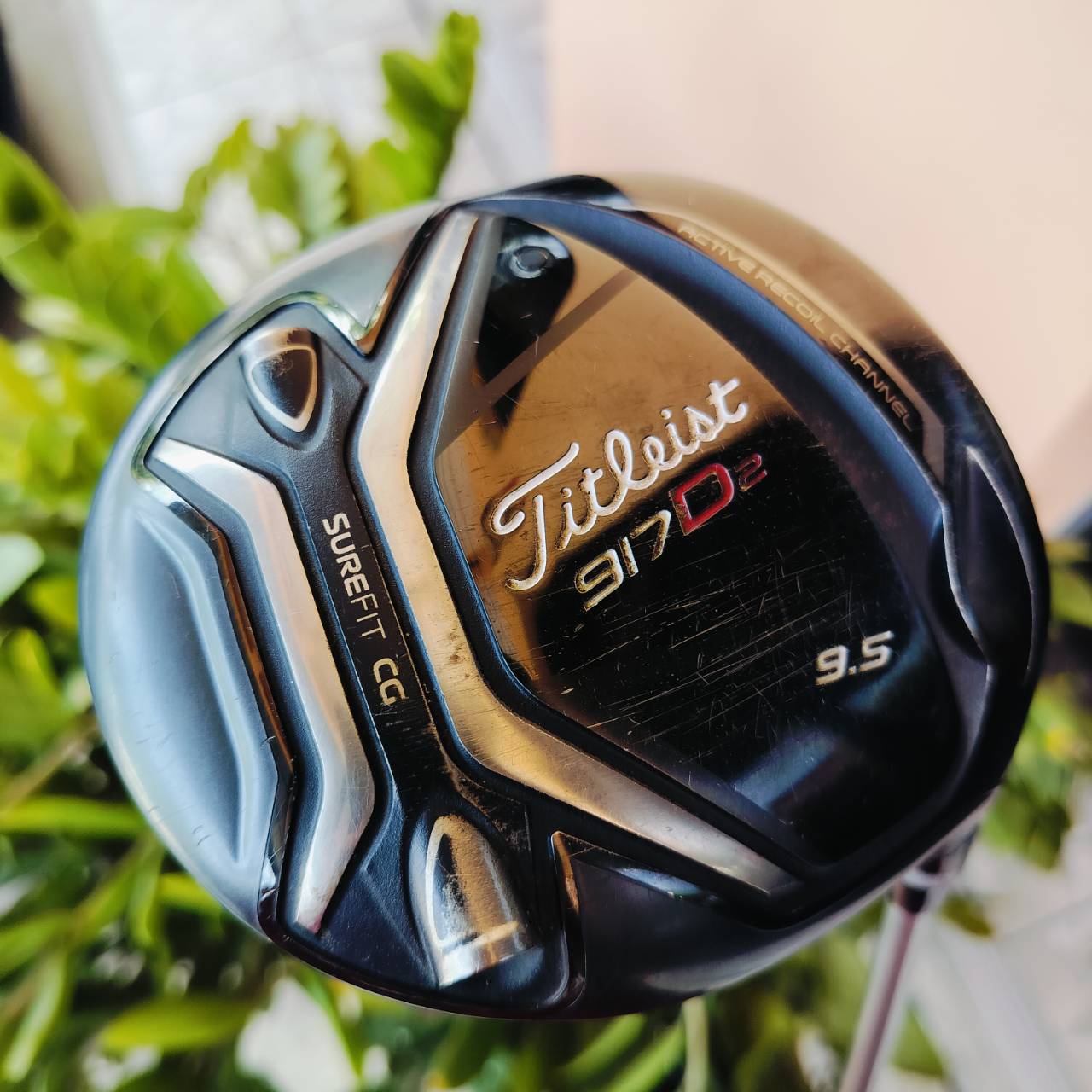 Driver Titleist 917 D2 องศา 9.5 ก้าน RAZR FIT FLEX R 50 กรัม ตัวนี้ตีไกลมากๆ และชดเชยสูง ไม้กอล์ฟพรีเมี่ยมมือสอง ของแท้ By NakaraLuxurious
