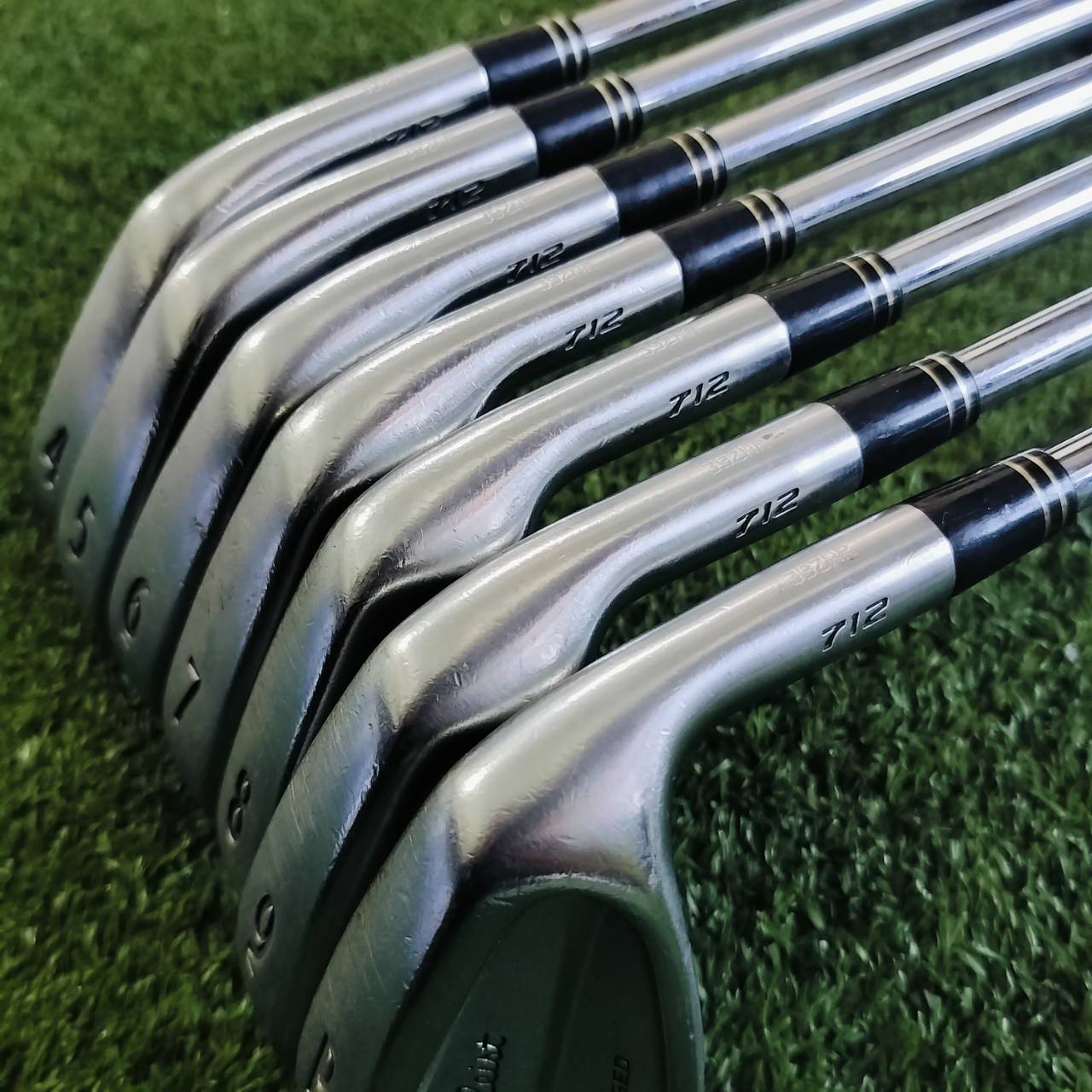 ชุดเหล็ก Titleist CB FORGED 712 ก้าน DYNAMIC GOLD X100 ก้านแข็งตีมันส์ใส่ได้เต็มๆ ตีแรงเอาอยู่ เหล็ก FORGED สุดพรีเมี่ยม และ มี CAVITY ชดเชยสูง ไม้กอล์ฟพรีเมี่ยมมือสอง ของแท้ By NakaraLuxurious
