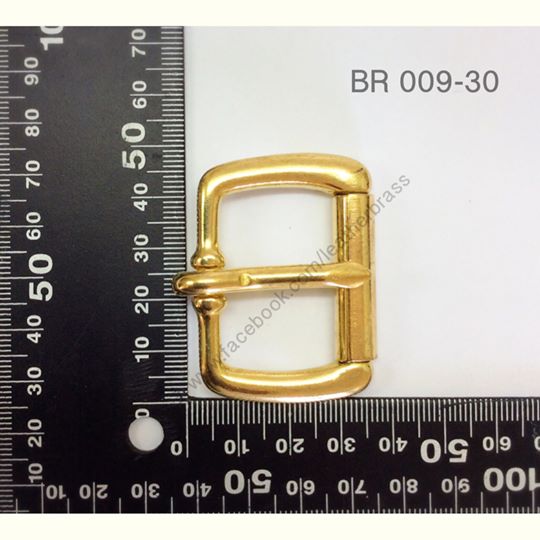 BR009 หัวเข็มขัดกระเป๋า แนววิทเทจ ทองเหลืองแท้ **ราคาต่อชิ้น**