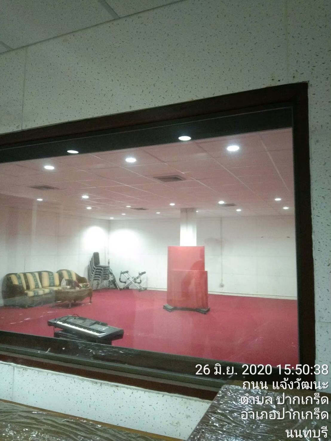 ดุริยางค์ตำรวจ(ปากเกร็ด) ปรับปรุงหลังคา,ฝ้า,เพดาน