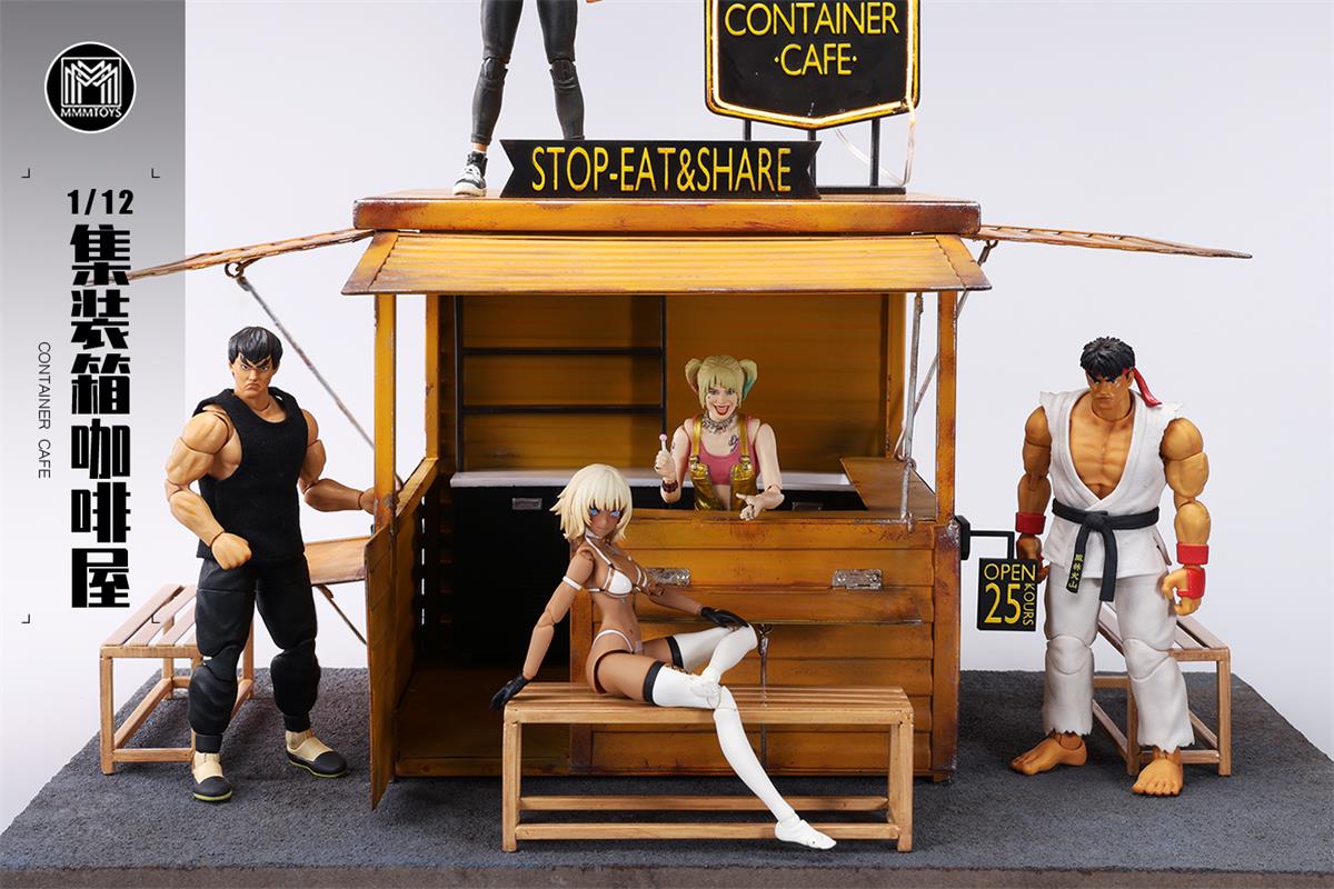 [สั่งจอง] MMMTOYS M2404 1/12 : Container Café Haven (ไม่รวมฟิกเกอร์)