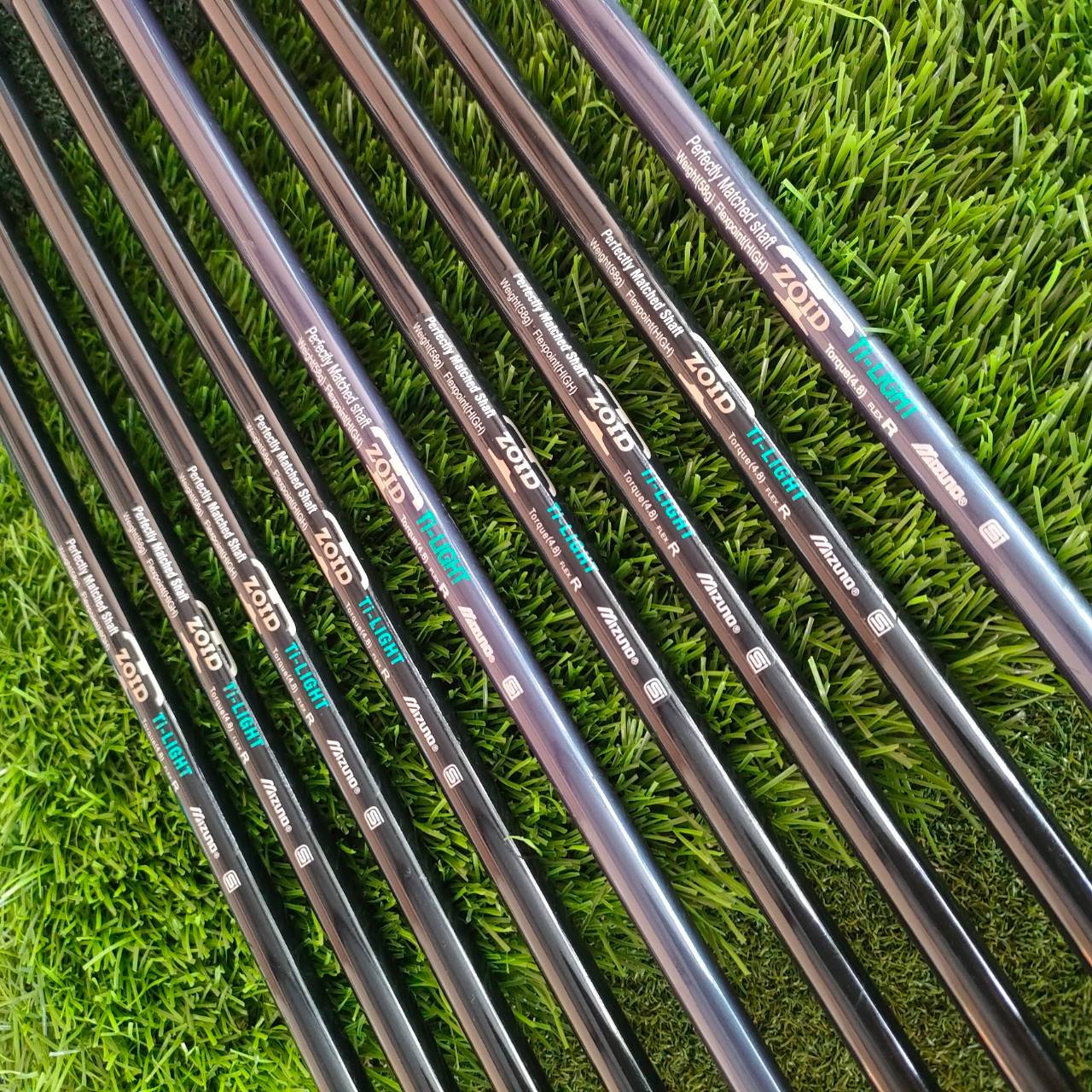 ชุดเหล็ก MIZUNO ZOID POWER BLADE PRO มีเหล็ก 3 - 9 SW FW สภาพสวยมาก ตีดีมาก ก้านกราไฟต์ TI-LIGHT FLEX R พรีเมี่ยมญี่ปุ่น!!! .