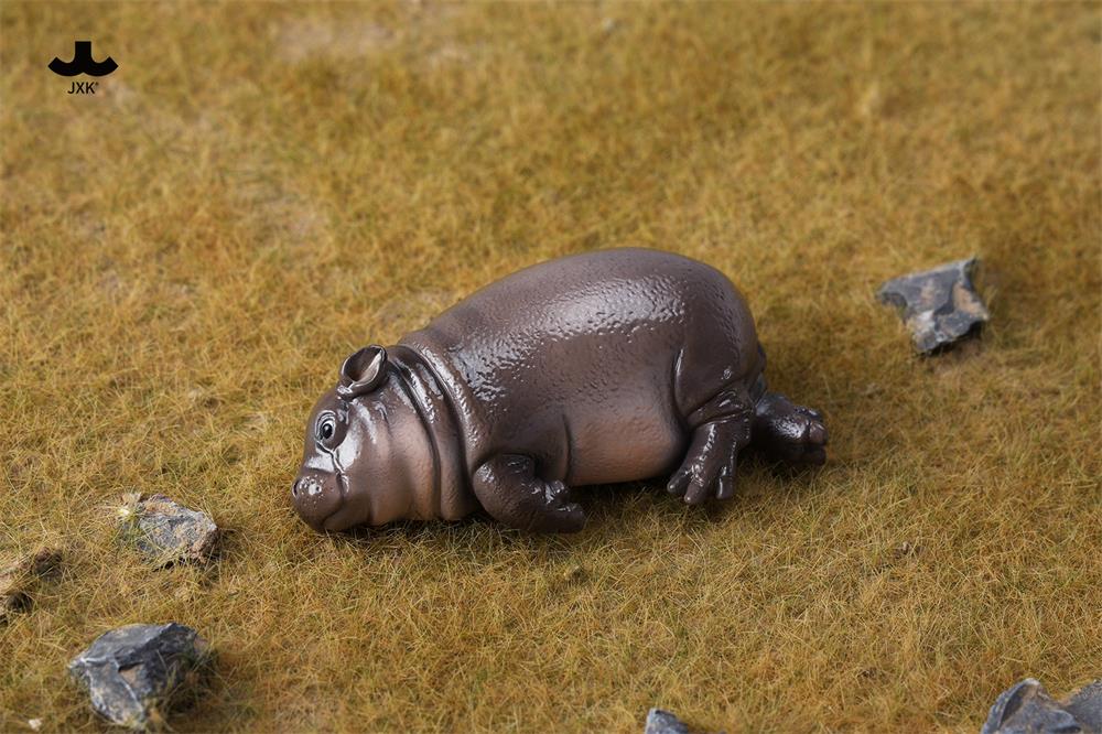 [สั่งจอง]JXK JXK268 : Baby Hippopotamus Figurine: MooDeng 3