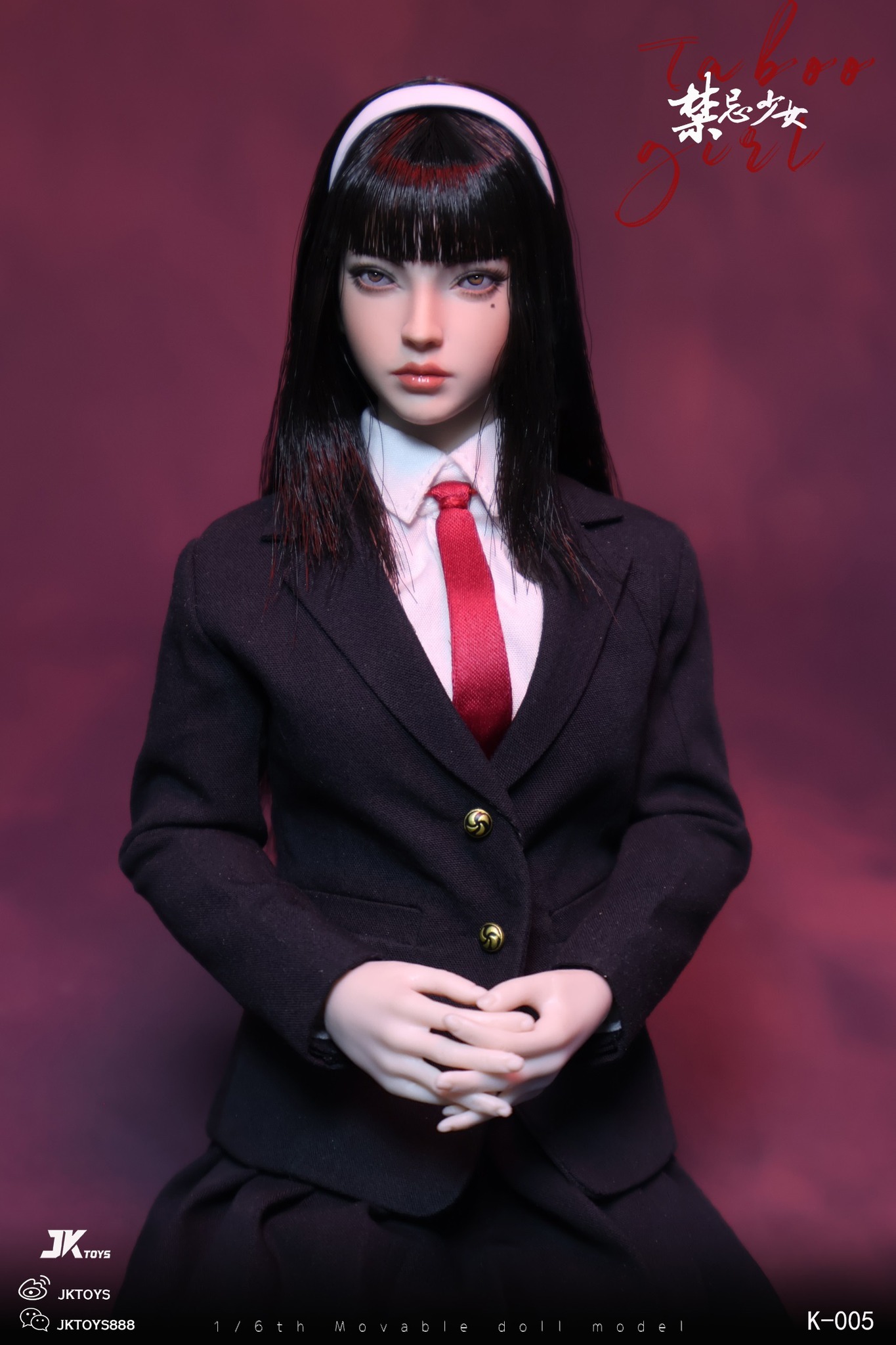 [พร้อมส่ง] JKTOYS K-005 1/6 : Taboo girl Tomie cosplay