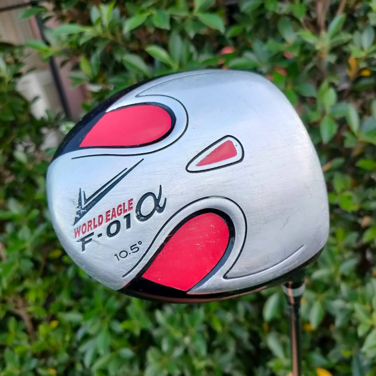 DRIVER WORLD EAGLE F-01 ก้าน WORLD EAGLE F-01 FLEX S องศา 10.5 วัสดุ เบต้าไทเทเนี่ยม หน้าเด้ง หัวใหญ่า ตีง่าย ตีไกล