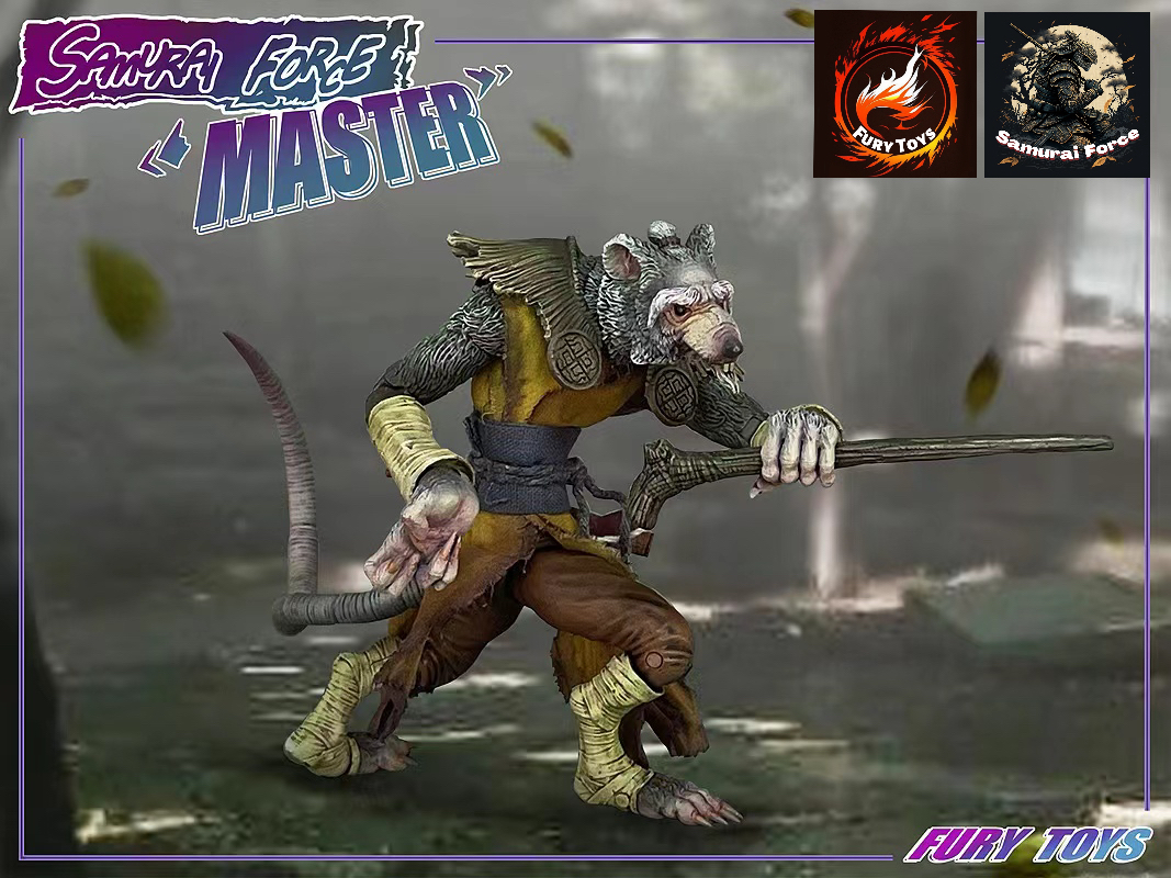 [พร้อมส่ง] Fury toys 1/12 : Samurai Force Wave 2 - The Master (อาจารย์หนู)
