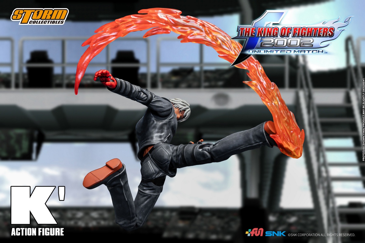 [สั่งจอง] Storm Toys SKKF10 1/12 : King of Fighters - K'