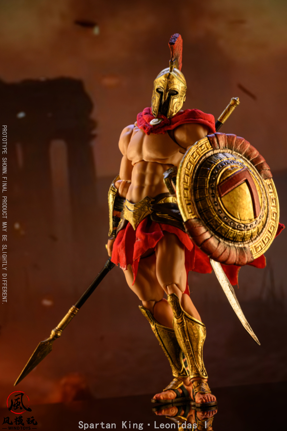 [สั่งจอง] Wind Toys FMW004 1/12 : Eternal Warlords Series - Spartan King·Leonidas I (17.5cm)