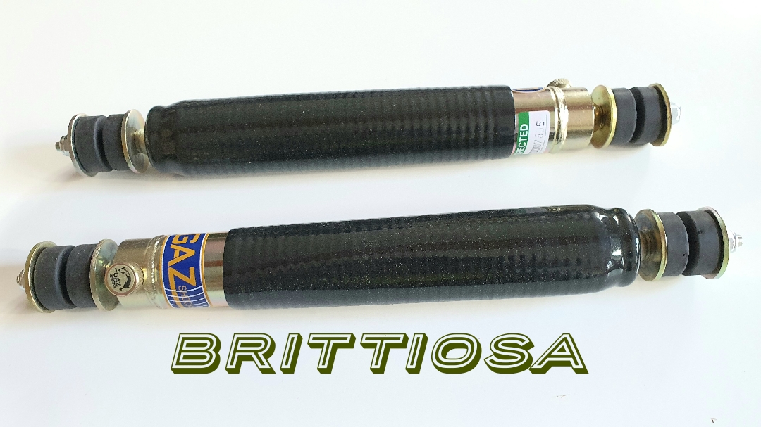 Takaiskunvaimennin pari Jaquar MK2, säädettävät kaasut =399e