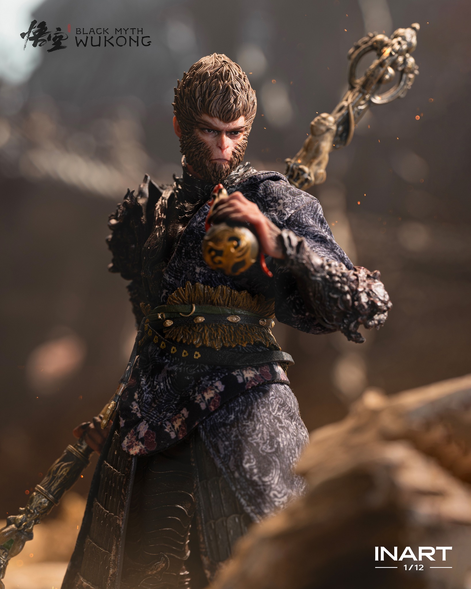 [สั่งจอง]INART 1/12 : Black Myth: Wukong - The Destined One in the Bronze Armor Set