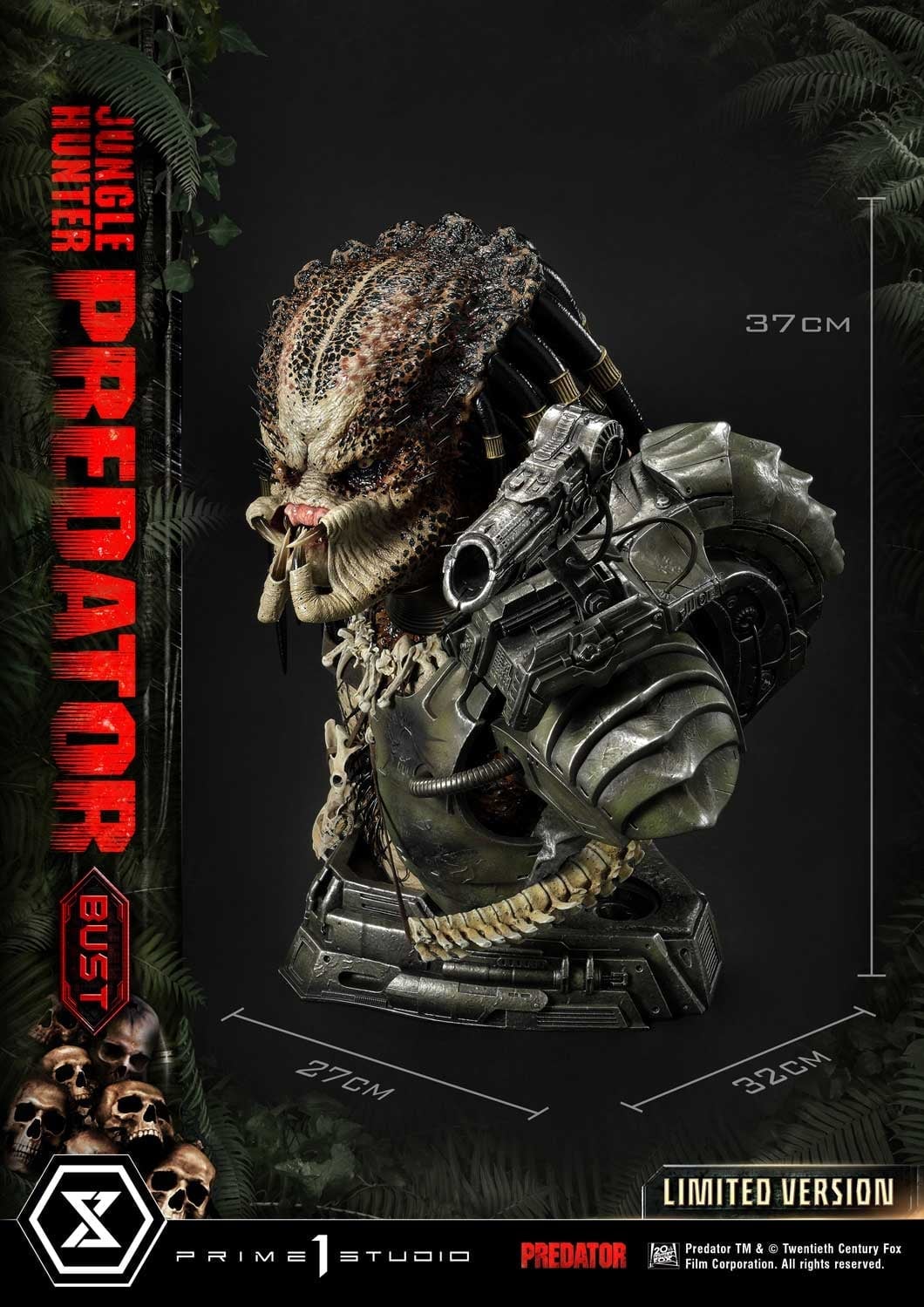 [สั่งจอง]Prime 1 Studio 1/3 : Jungle Hunter Predator Bust (Predator 1987)