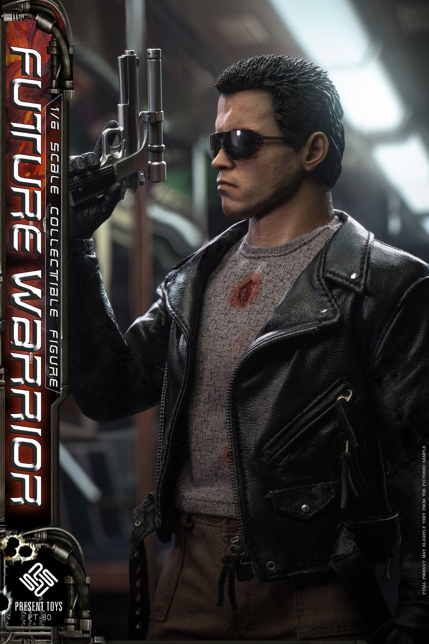 [สั่งจอง] PRESENT TOYS PT-sp80 1/6 : Future Warrior（Leather version）