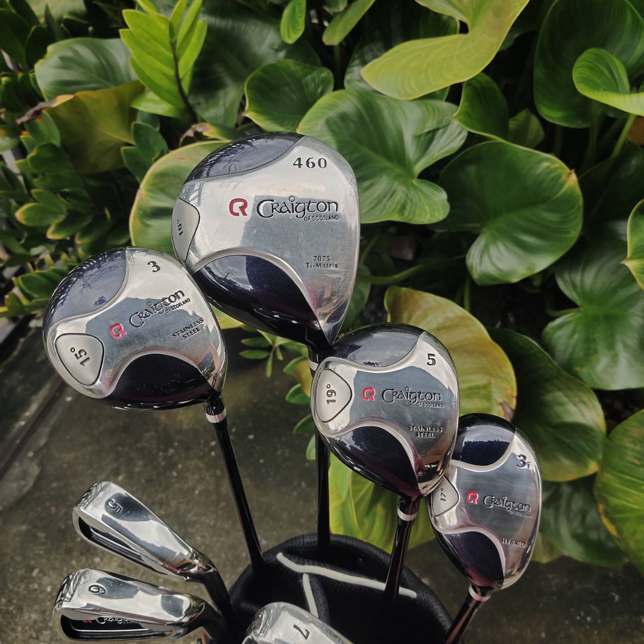 ไม้กอล์ฟครบชุด CRAIGTON OF SCOTLAND พร้อมออกรอบ หัวไม้เบต้าไทเทเนี่ยมตีไกลมาก ได้ถึง 4 หัว