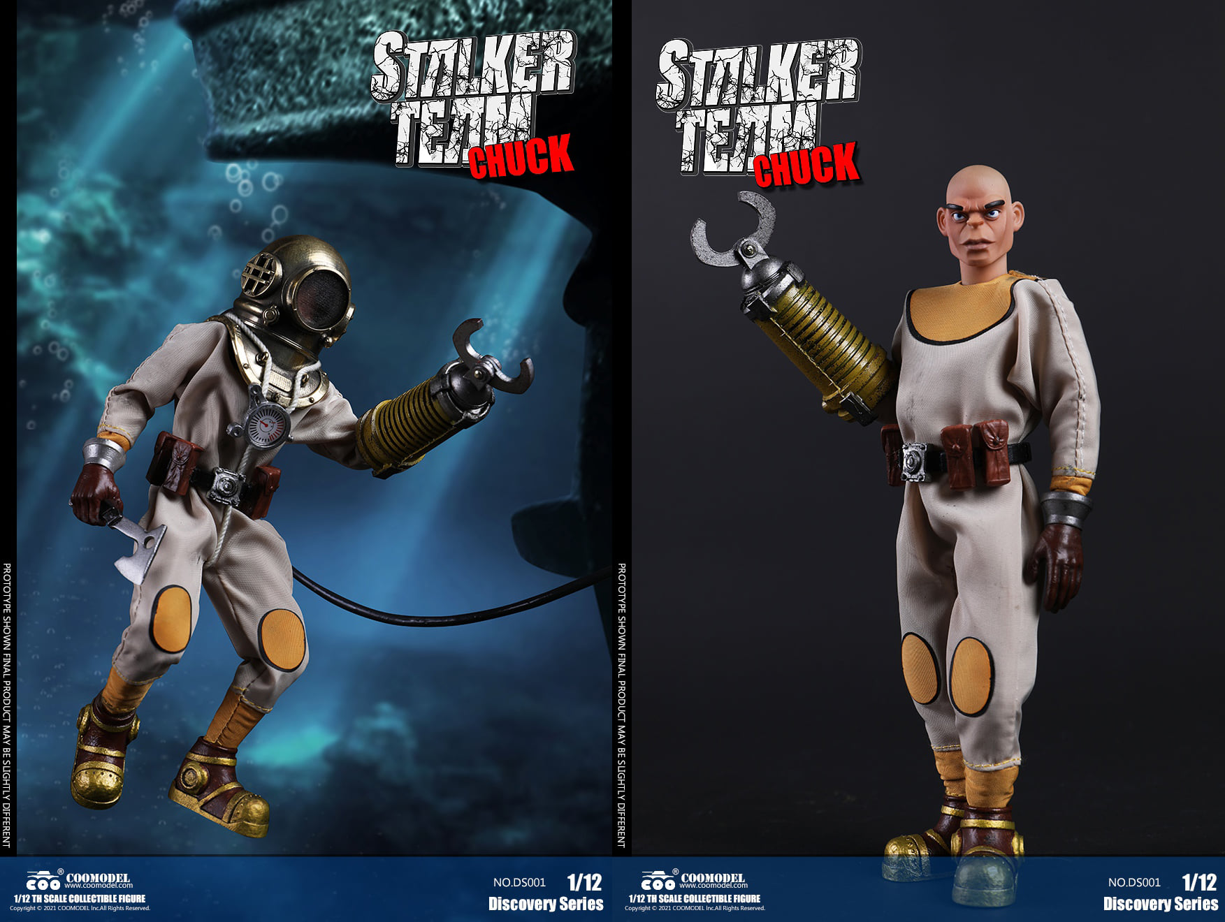 [สั่งจอง]COOMODEL 1/12 : DISCOVERY SERIES - STALKER TEAM (Bronze Edition/Color Edition)