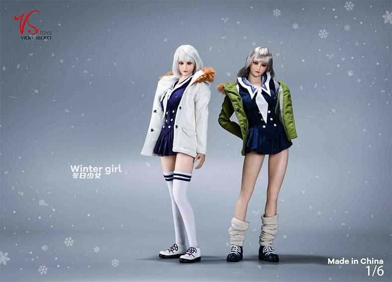 [สั่งจอง]VSTOYS 21XG69 1/6 : Winter girl Headsculpt+ JK Suit (Without Plastic Body)