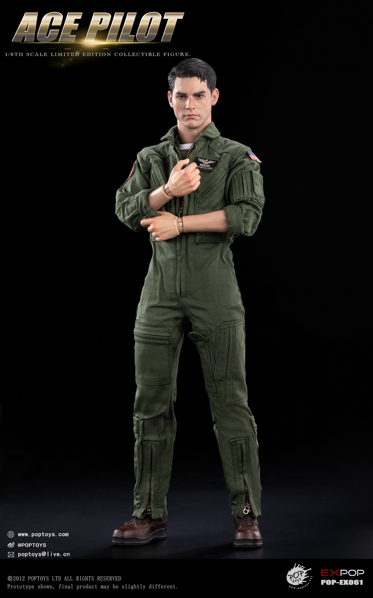 [สั่งจอง]POPTOYS 1/6 : ACE Pilot