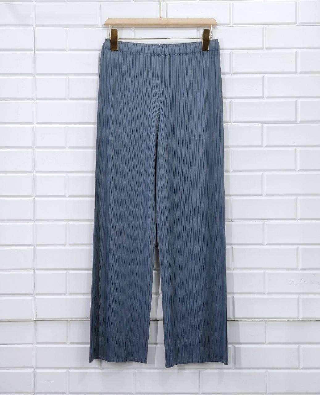 ยาว37นิ้ว! 2MUAY BASIC รุ่น GJO8312 กางเกงผู้หญิง กางเกงอัดพลีทคุณภาพ BASIC STRAIGHT PLEATED PANTS 12สี FREE SIZE