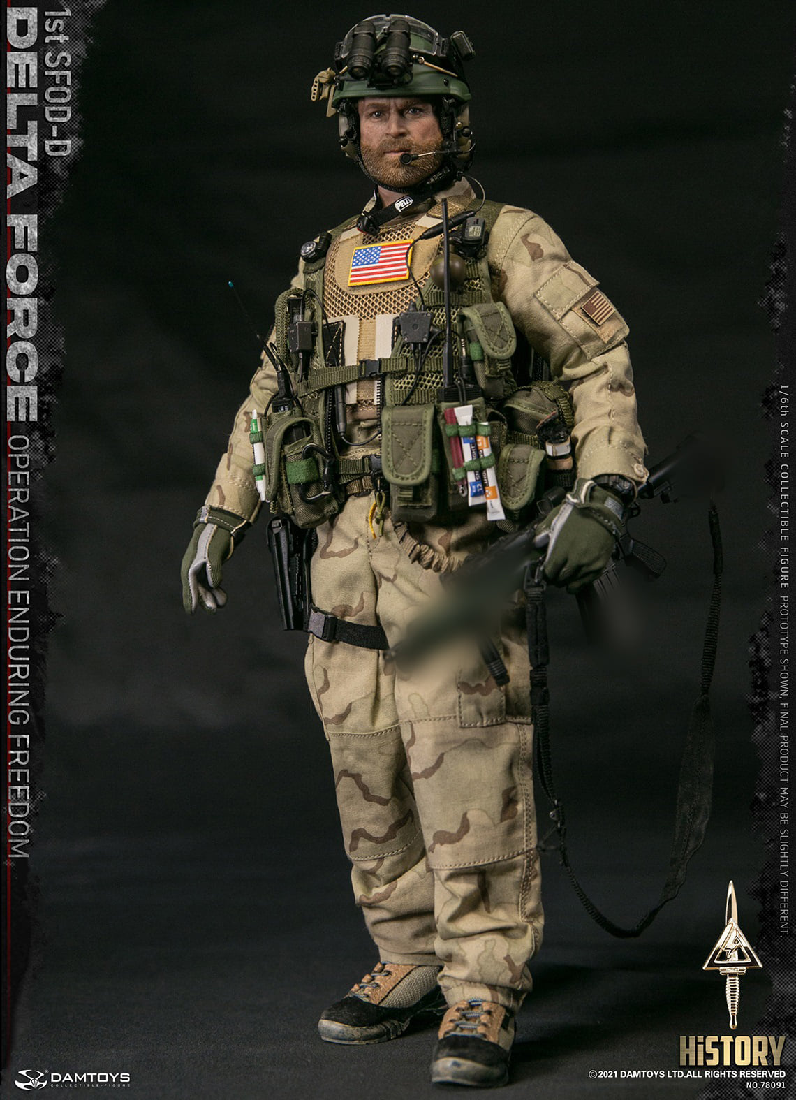 สั่งจอง]DAMTOYS 78091 1/6 : DELTA FORCE 1st SFOD-D 