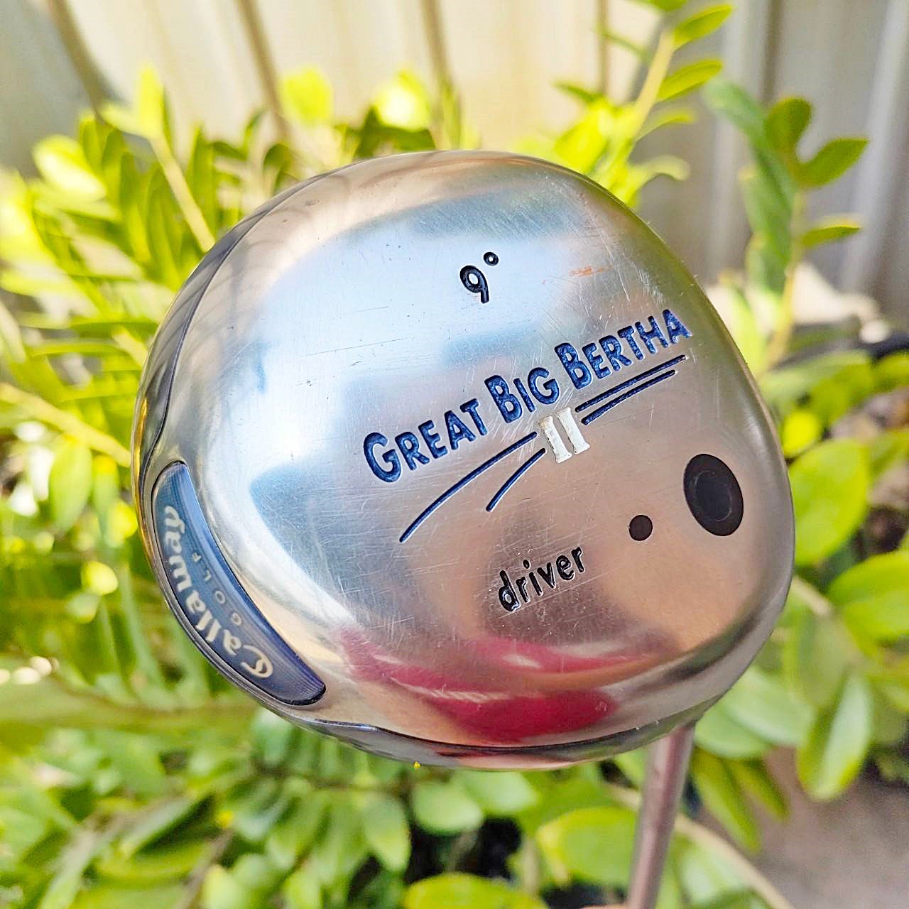 DRIVER CALLAWAY GREAT BIG BERTHA องศา 9 ก้าน GBB SYSTEM 60 FLEX R วัสดุไทเทเนี่ยม หน้าเด้งตีไกล ไม้กอล์ฟมือสอง ของแท้ BY NakaraLuxurious