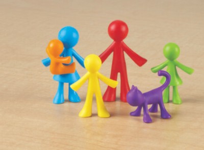 ชุดตัวนับจำนวนครอบครัวของฉัน ของเล่นเสริมพัฒนาการ ,ของเล่นเสริมทักษะ,ของเล่นเด็ก, สื่อการสอนอนุบาล