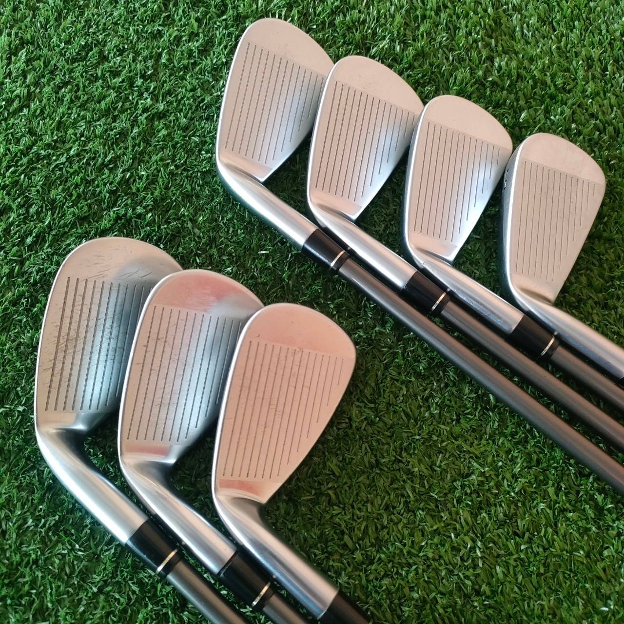 ชุดเหล็ก CALLAWAY LEGACY V มีเหล็ก 5-9 เเละ PW SW ก้าน LEGACY FLEX R เป็นเหล็กเนื้อ FORGED แท้ แต่ยังมี CAVITY ที่ลึกมาก!! สภาพสวยมาก!! ไม้กอล์ฟมือสอง ของแท้ BY NakaraLuxurious