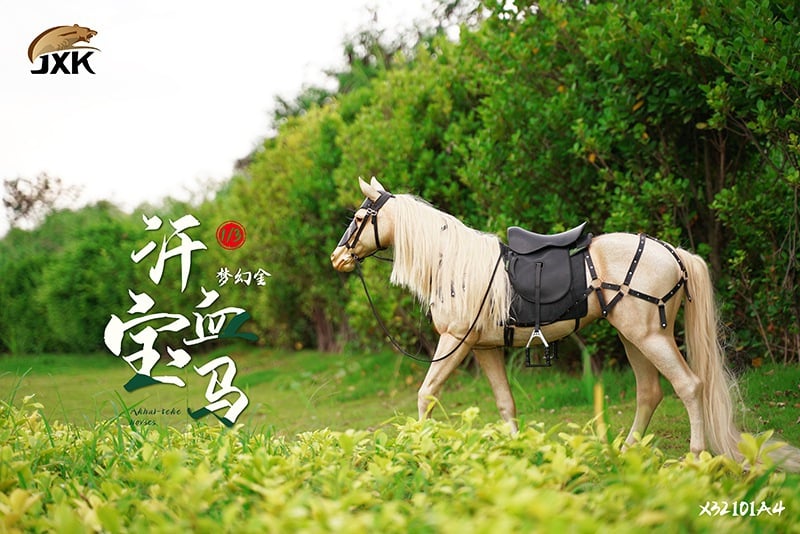 [สั่งจอง]JXK X32101A 1/3 : Akhal-teke horses
