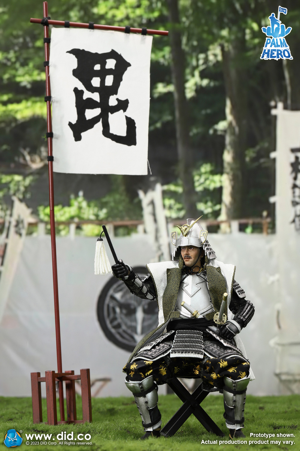 [สั่งจอง] DID 1/12 : Palm Hero Japan Samurai Series - XJ80014 : Uesugi Kenshin