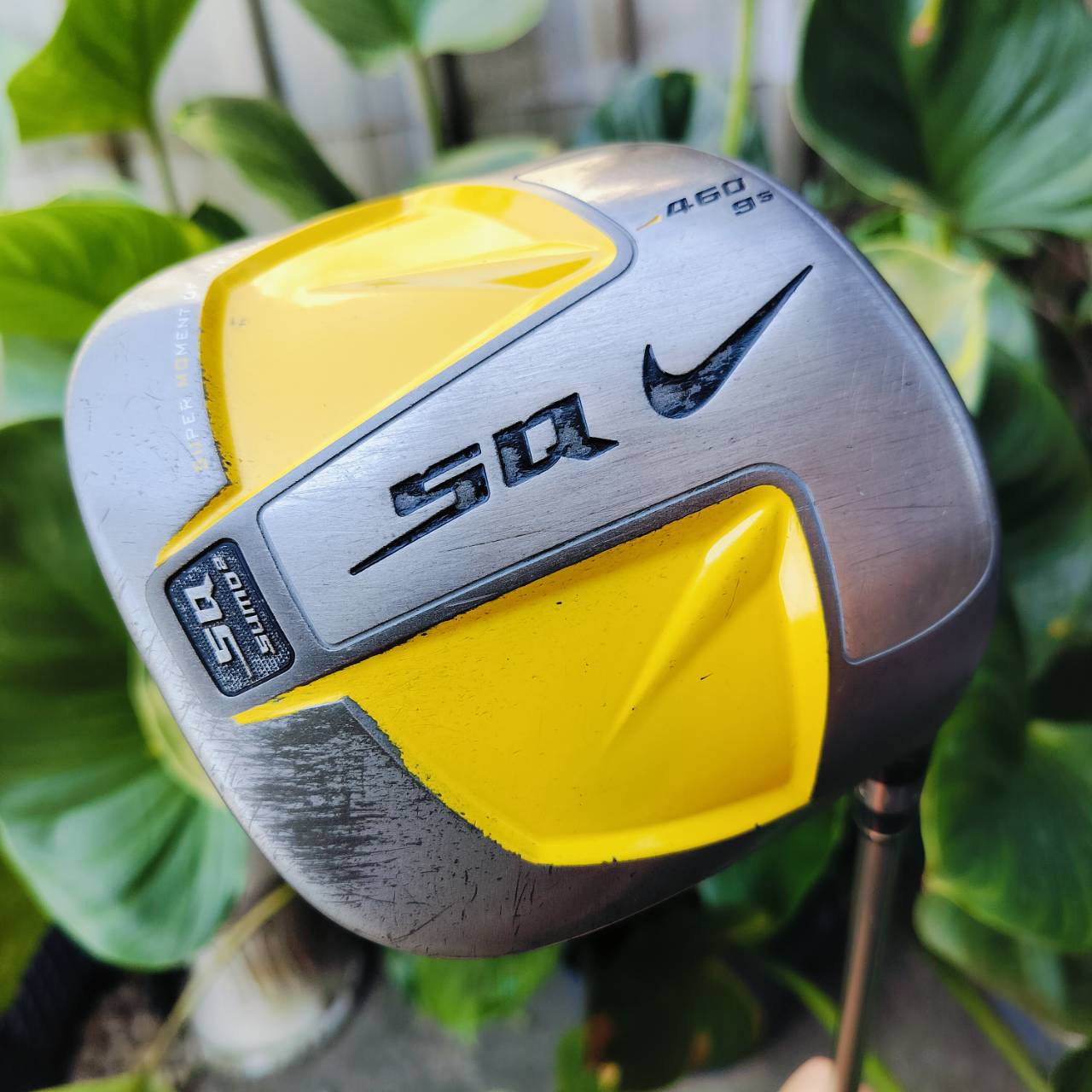 DRIVER NIKE SQ SUMO2 460 องศา 9.5 *** ก้านตัวแพง เด็ดพิเศษ!!! TOUR AD "PROTOTYPE" FLEX S หัวสี่เหลี่ยมแบบสุดๆ เหลี่ยมๆเลย ไม้กอล์ฟพรีเมี่ยมมือสอง ของแท้ By NakaraLuxurious