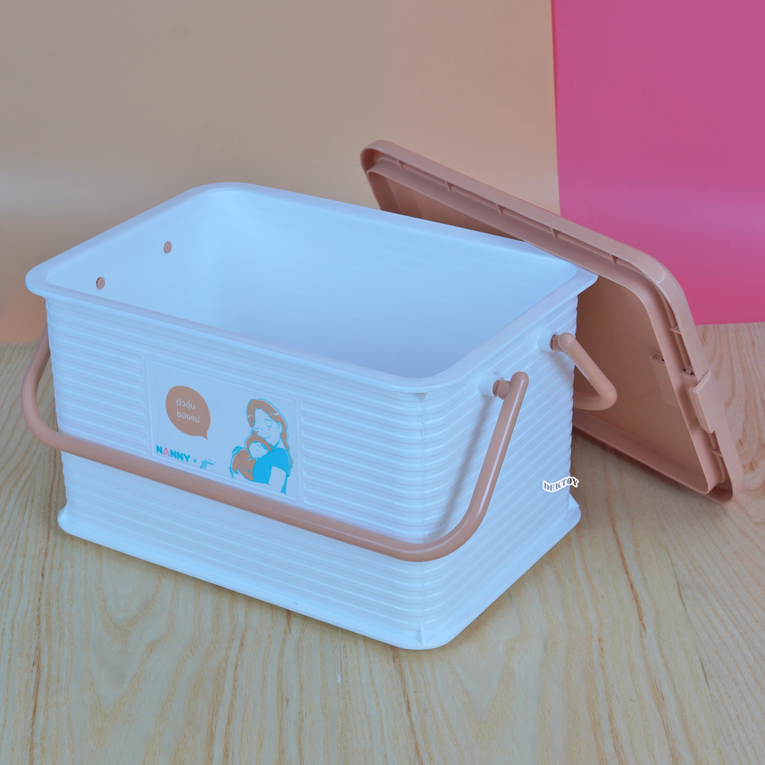 NANNY Munin แนนนี่ กล่องเก็บของ3030MU ลายมุนิน 1 ชิ้นคละลาย