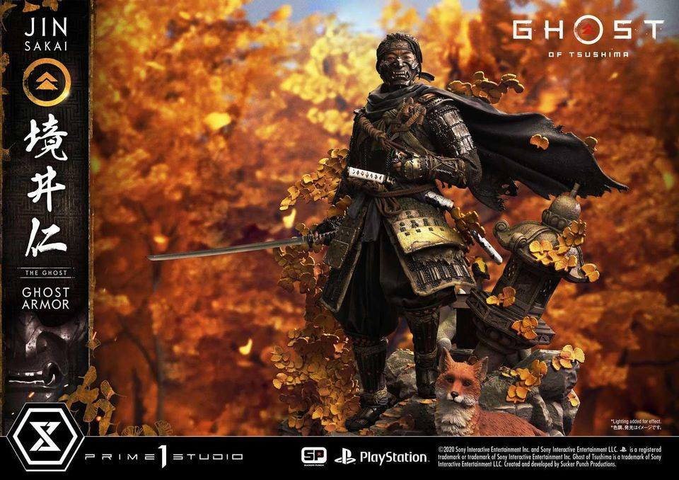 [สั่งจอง]Prime 1 Studio UPMGHOT-01DX : Ghost of Tsushima Jin Sakai, The Ghost - Ghost Armor [Deluxe Version]