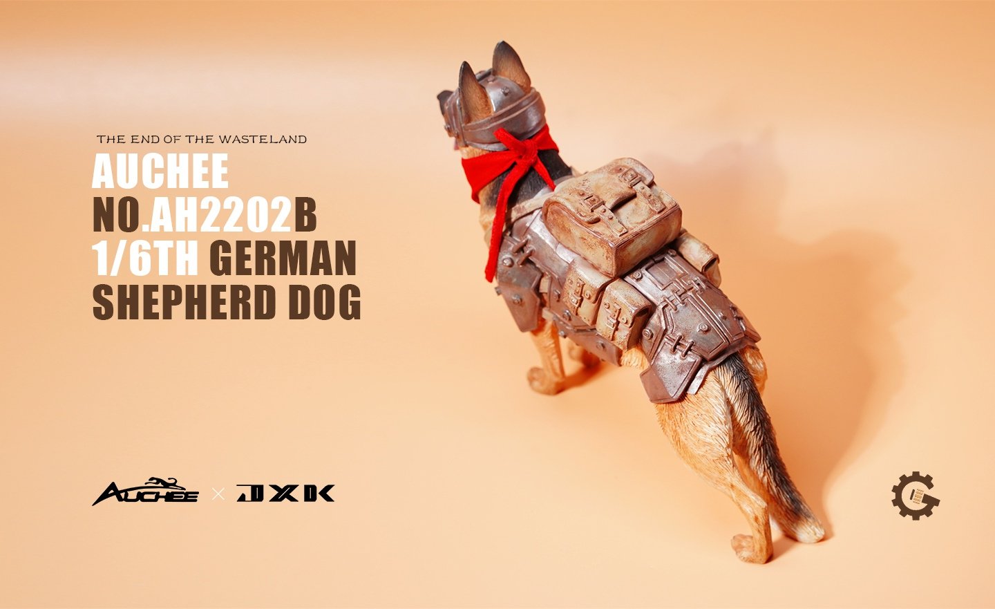 [สั่งจอง]Auchee × JXK 1/6 AH2202A/B : German Shepherd Dog