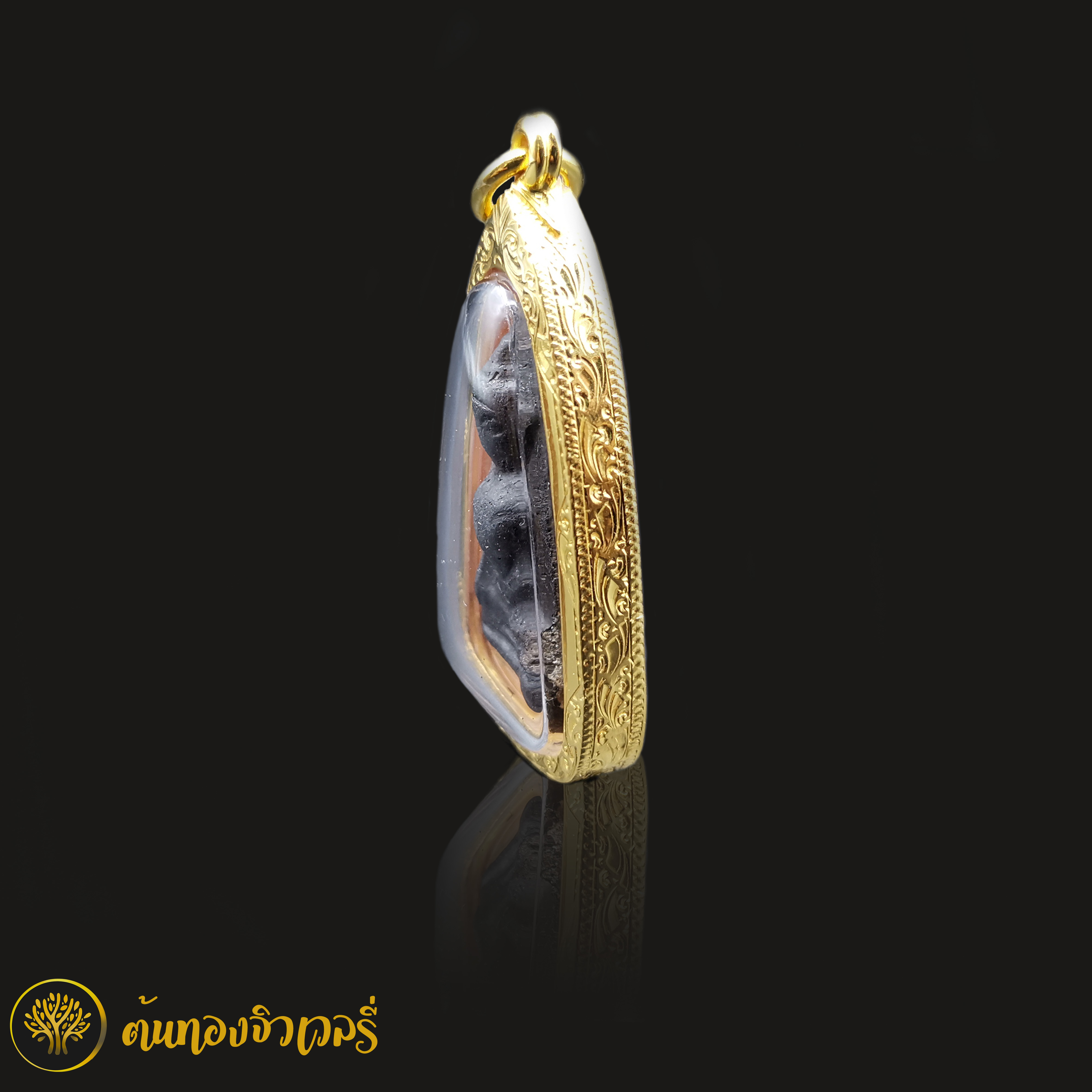 กรอบพระไม่ยกซุ้ม ทอง 6.5 กรัม ราคาเริ่ม ต้น 9900 บาท ทำคำแท้ งานแกะลายคมชัด