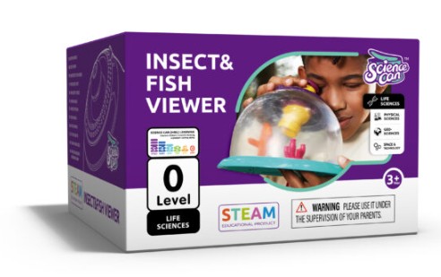 กล่องเลี้ยงแมลงและปลา แบบพกพา ของเล่นเสริมพัฒนาการ, สื่อการสอนเด็กอนุบาล ,ของเล่นเสริมพัฒนาการ ของเล่นเด็ก พร้อมส่ง