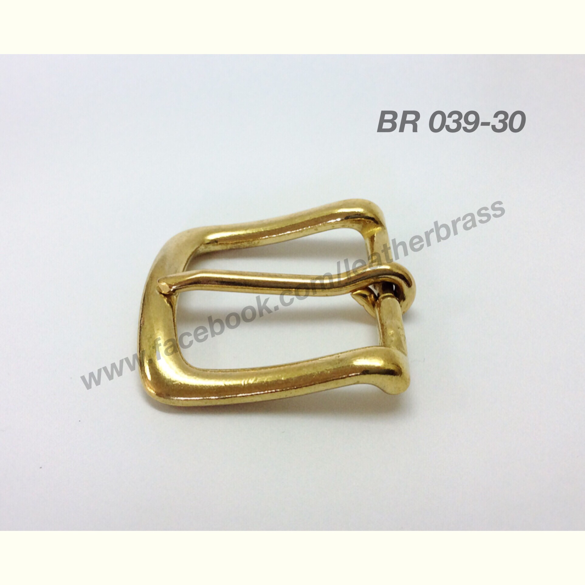 BR039 หัวเข็มขัดสายกระเป๋า หัวเข็มขัด อะไหล่ทองเหลืองแท้ อุปกรณ์งานหนัง leatherbrass **ราคาต่อชิ้น**