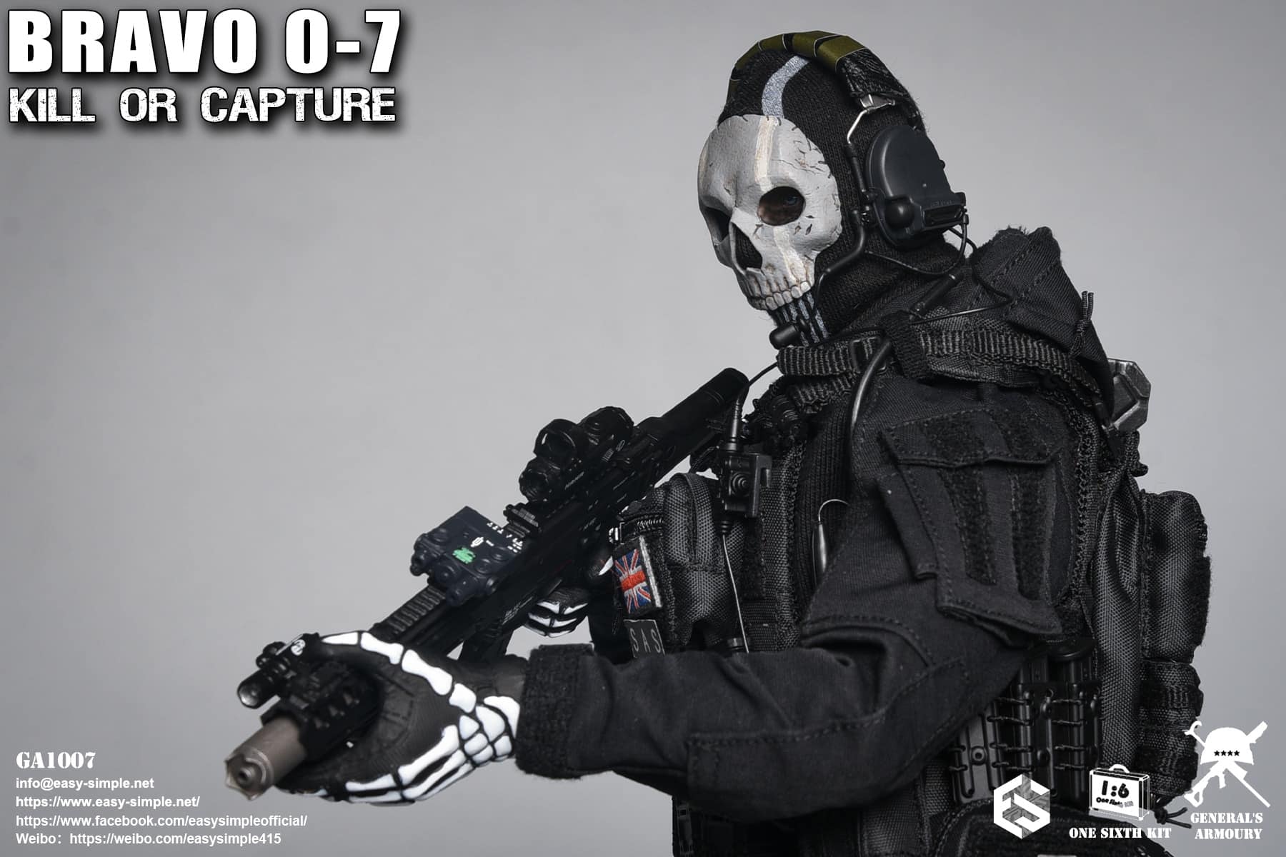 [สั่งจอง]General's Armoury GA1007 1/6 : Bravo 0-7 Kill Or Capture