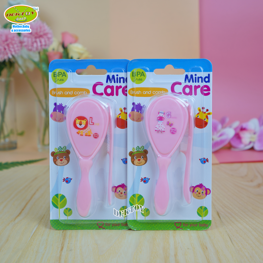 Mind care มายด์แคร์ ชุดหวีแปรงผมเด็กขนนุ่ม3501