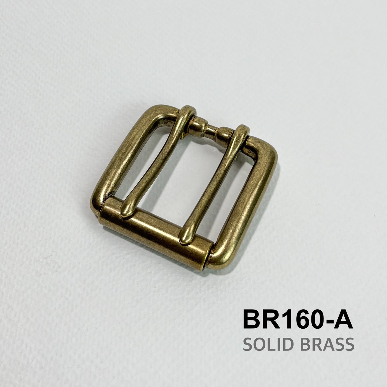 ฺBR160-A หัวเข็มขัดทองเหลืองทำผิวสนิม ขนาด 38มิลหรือ 1.5นิ้ว ** ราคาต่อชิิ้น**