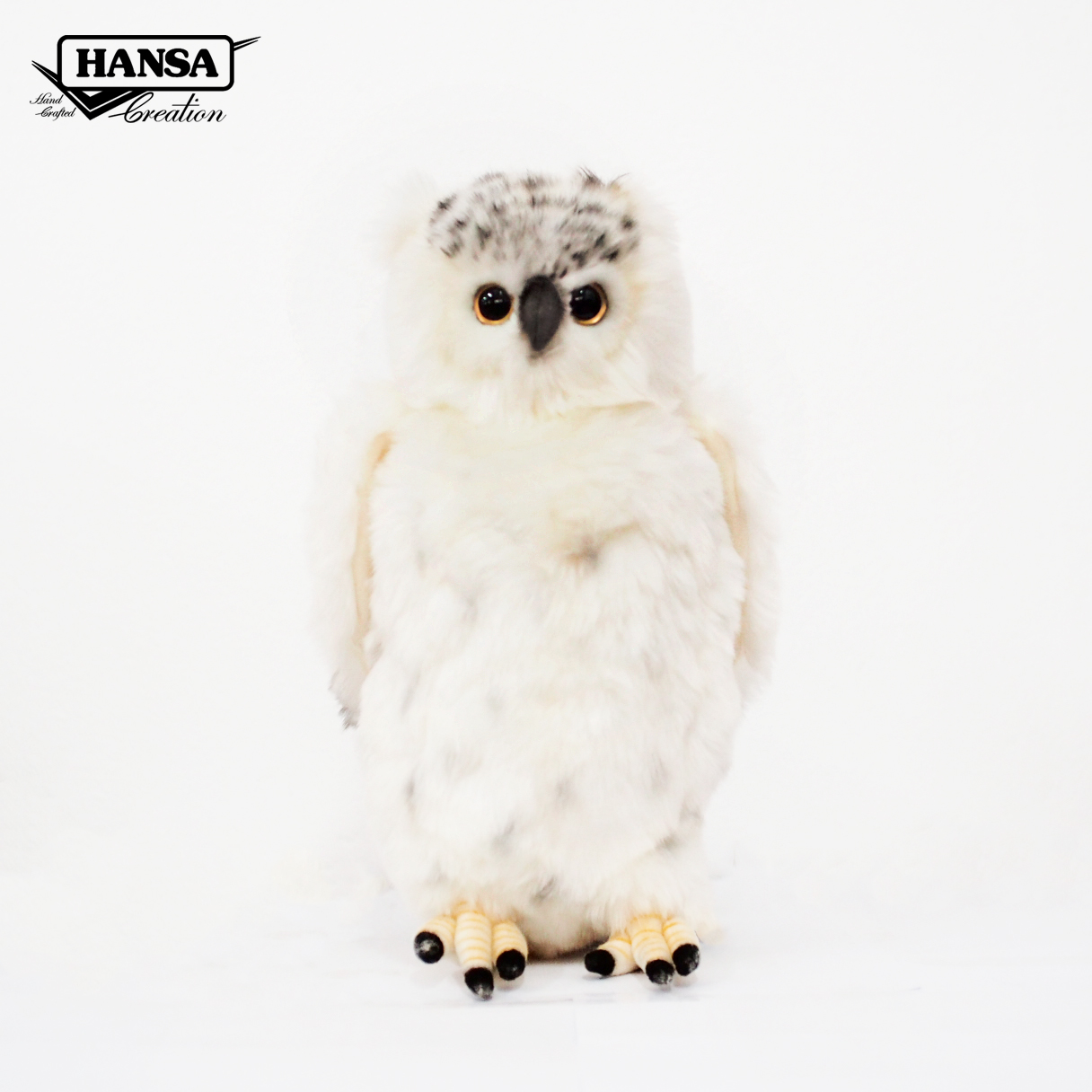 3836 Snow Owl 33 cm.H - ตุ๊กตานกฮูกหิมะ