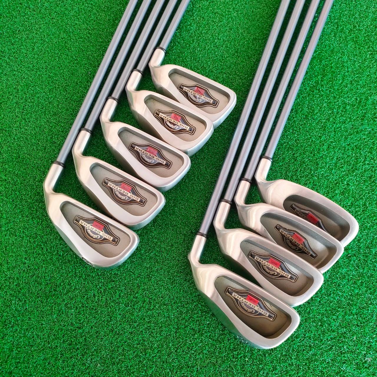 ชุดเหล็ก CALLAWAY BIG BERTHA มีเหล็ก 3-9 เเละ PW SW ก้าน RCH 90 FLEX R ชุดยอดนิยมสุด เพราะใบใหญ่ ตีง่ายๆ แต่ความรู้สึกดีมาก