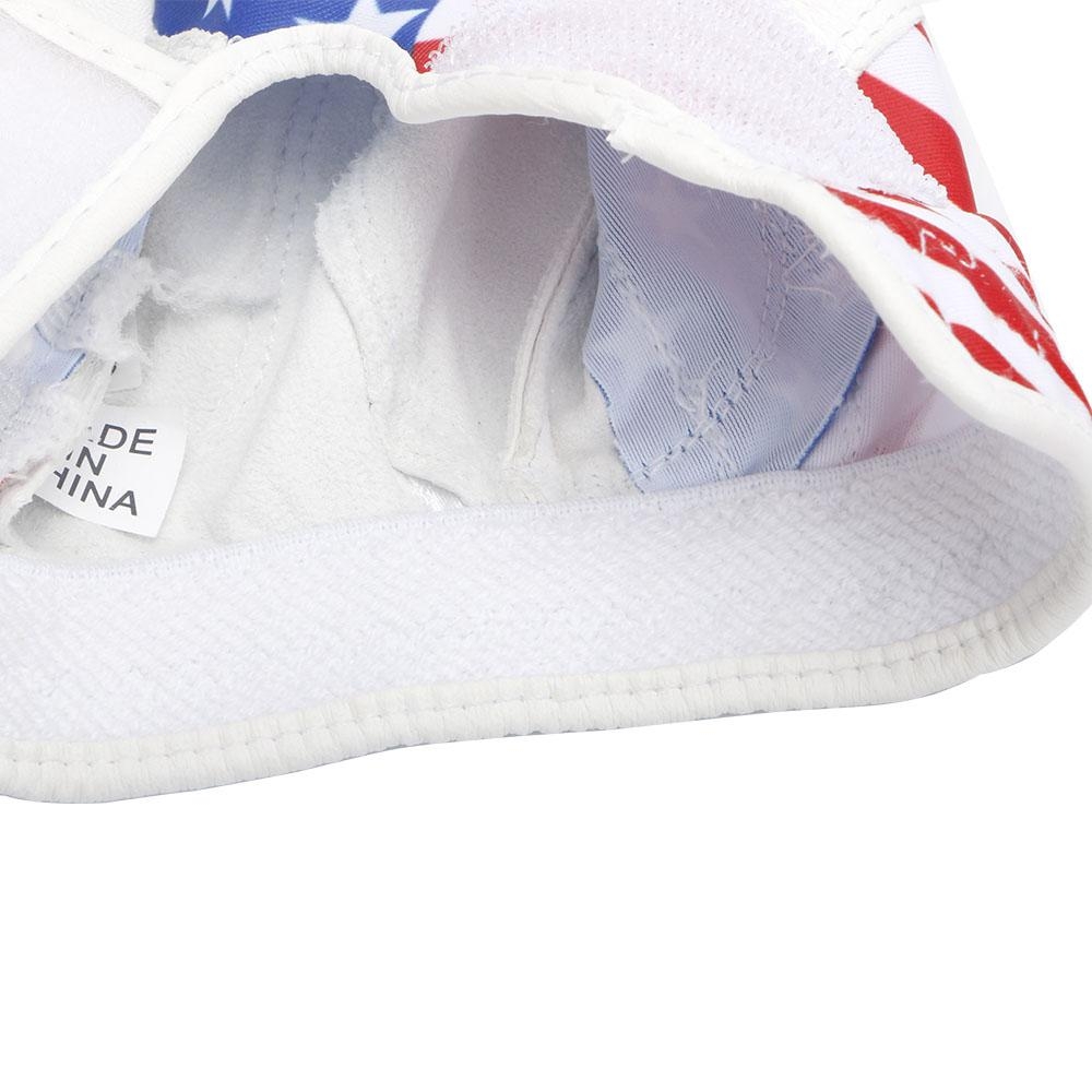 WOSOFE Men Left Golf Gloves USA Flag Model 8th ถุงมือกอล์ฟผู้ชาย หนังแกะสุดนุ่ม ระบายอากาศได้ดี ไม่อับชื้น ลายธงชาติ ข้างซ้าย (1pcs.)