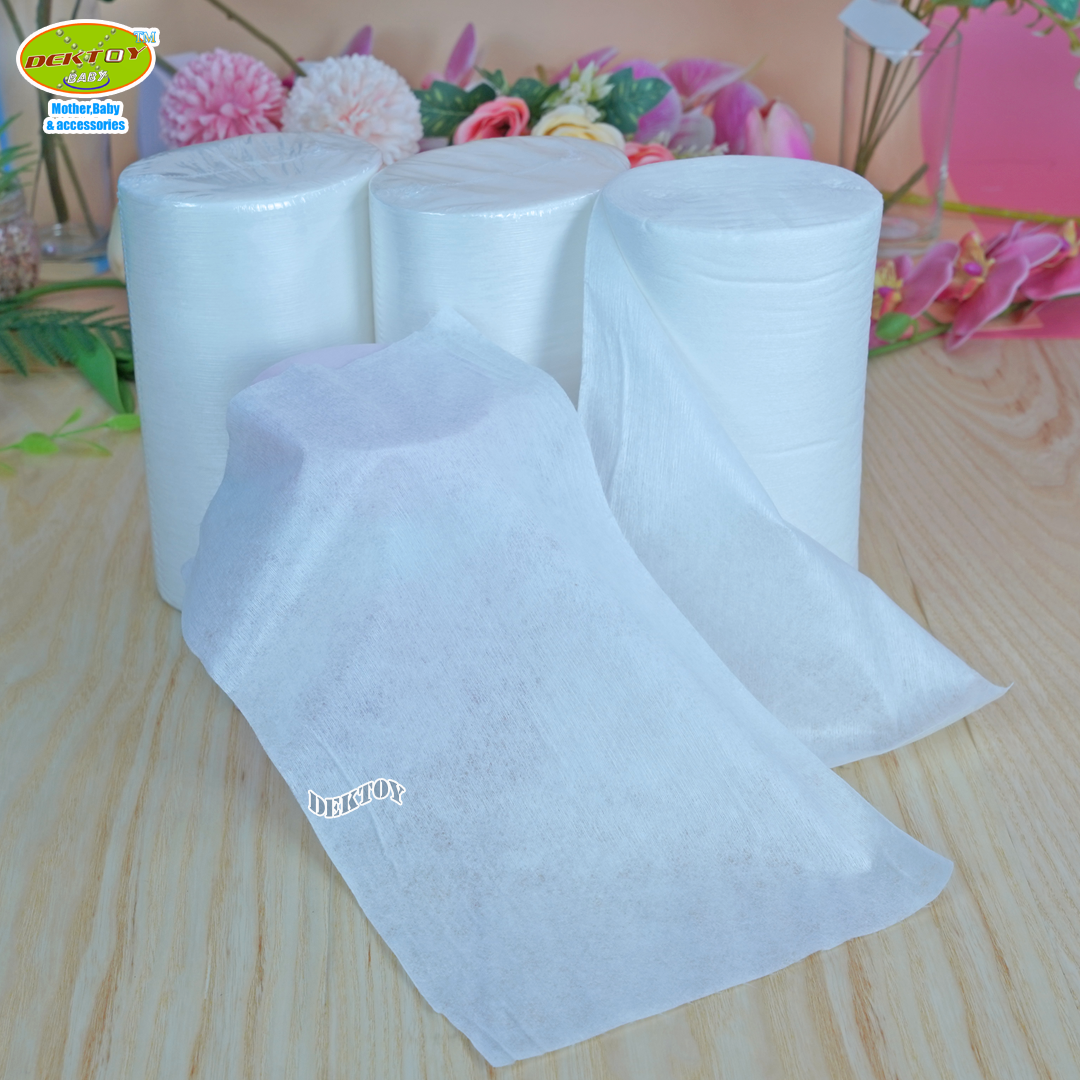 กระดาษเยื่อไผ่รองผ้าอ้อมเด็ก(1ม้วน100 แผ่น)