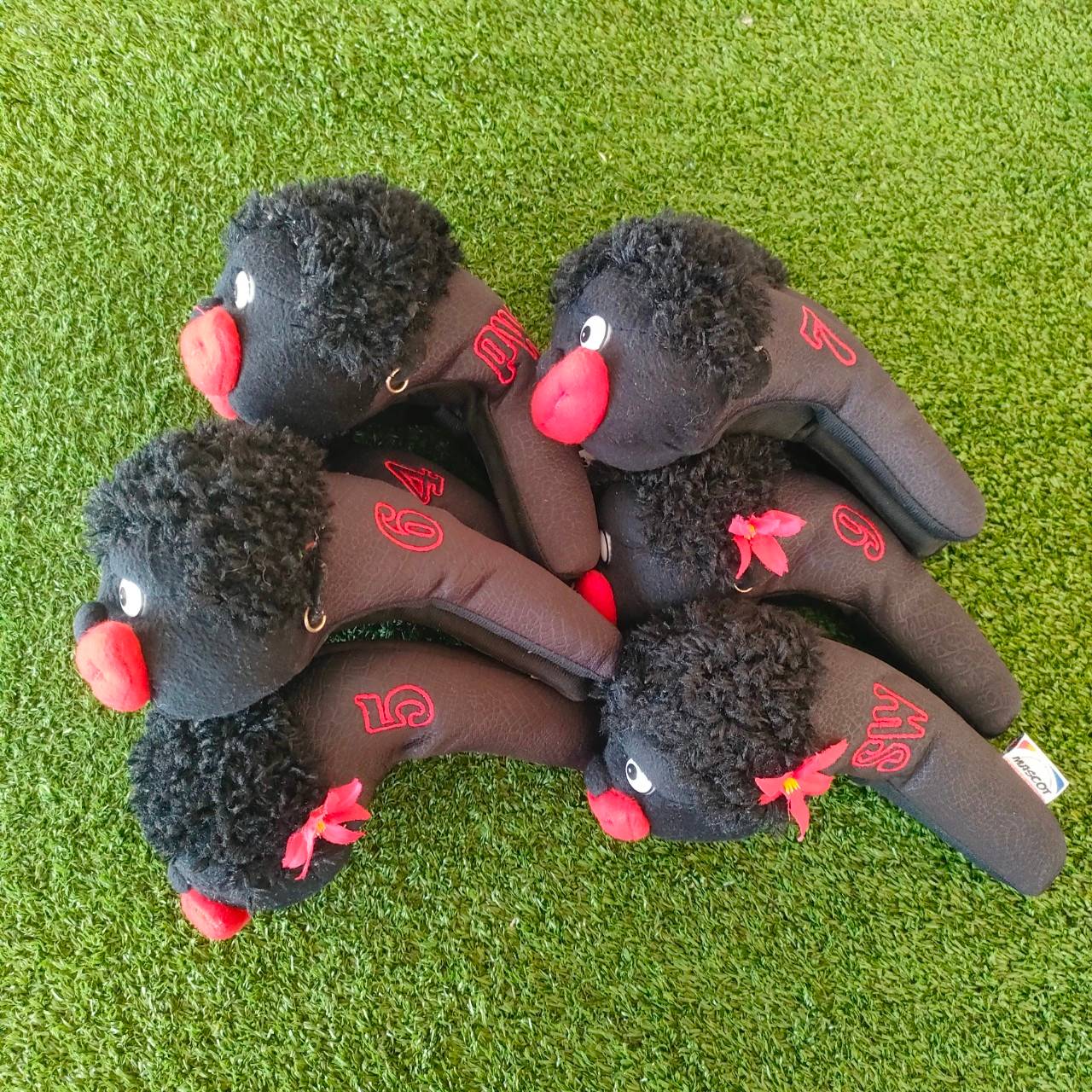 COVER ชุดเหล็ก Mascost ของแท้ น้องเงาะป่า ซาไก *มือสอง* ใส่ได้ เหล็ก 3-9 เเละPW SW ของใหม่แพงมากๆ ไม้กอล์ฟมือสอง ของแท้ BY NakaraLuxurious