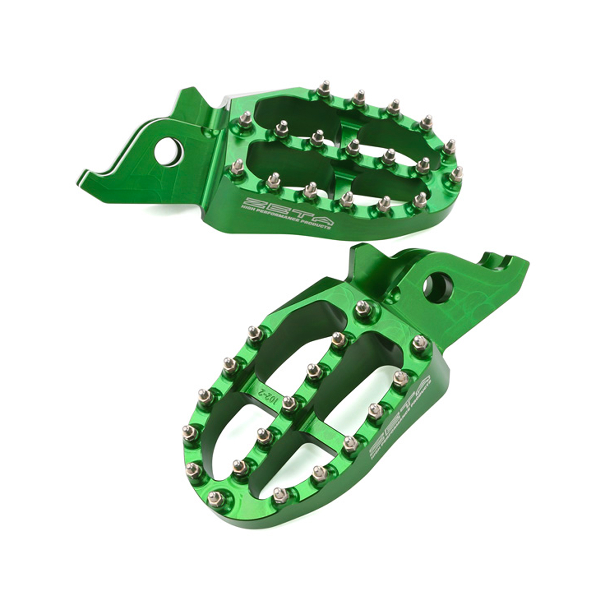 พักเท้า Zeta Aluminum Foot Pegs KX250F 09-20, KX250 21-22, KX450F 09-18, KX450 19-22