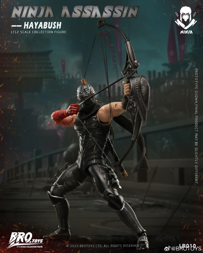 สั่งจอง] BROTOYS LR010 1/12 : Ninja Assassin-Hayabush (17.5ซม